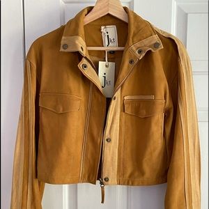 High style jkt-NYC matte leather jacket.  Never worn w/tags